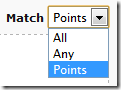 Setting match requirements for a visitor group