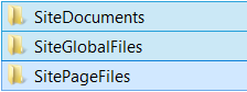Old VPP folders on disk