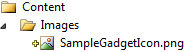 Adding a gadget icon file