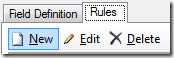New rule button